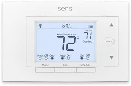 Sensi Smart Thermostat, Wi-Fi, DIY, Alexa, Energy Star Certified, ST55|B01NB1OB0I