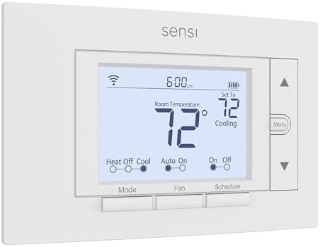 Sensi Smart Thermostat, Wi-Fi, DIY, Alexa, Energy Star Certified, ST55|B01NB1OB0I