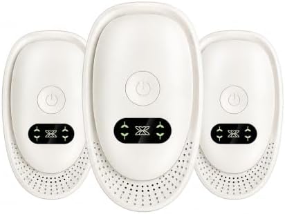 Air Ionizers 3 Pack, Small Negative Ion Air Purifiers for Home,Bedroom | Office, Kitchen & Travel, Low Noise Portable Air Freshener for Odor, Smoke, Dust, Pets, Fresh Odor Eliminator Kit|B0H21M555D