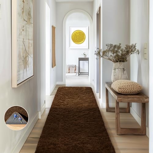 Ophanie Area Rugs for Living Room Bedroom, Washable Non-Slip Fluffy Soft Grey Shag Carpet, Indoor Floor Gray 4x6 Fuzzy Shaggy Living Room Plush Rug for Kids Home Dorm Decor Aesthetic|B0852WLH7M