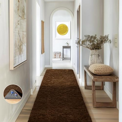 Ophanie Area Rugs for Living Room Bedroom, Washable Non-Slip Fluffy Soft Grey Shag Carpet, Indoor Floor Gray 4x6 Fuzzy Shaggy Living Room Plush Rug for Kids Home Dorm Decor Aesthetic|B0852WLH7M