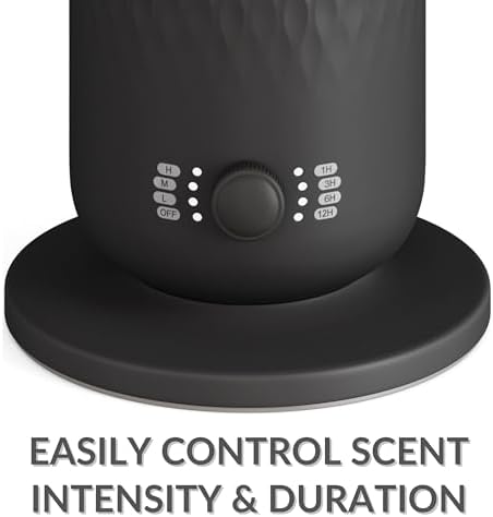 The AirScent Waterless Diffuser - Cold Air Scent Diffuser Oil Machine | for Homes, Offices, Hotels and Spas - Aromatherapy Diffuser For Aesthetic Scenting - Black - 4.05 Oz - Fragrance Not Included|B0DXHGTMQL