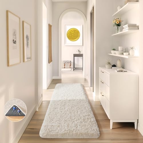 Ophanie Area Rugs for Living Room Bedroom, Washable Non-Slip Fluffy Soft Grey Shag Carpet, Indoor Floor Gray 4x6 Fuzzy Shaggy Living Room Plush Rug for Kids Home Dorm Decor Aesthetic|B0852WLH7M