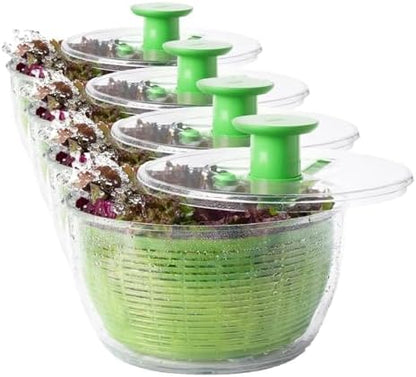 OXO Good Grips Salad Spinner | Lettuce Spinner | Fruit Washer | Fruit Washing Bowl with Strainer | Vegetable Cleaner | Salad Cleaner | Lettuce Washer | 6.22 Quart Capacity|B00004OCKR