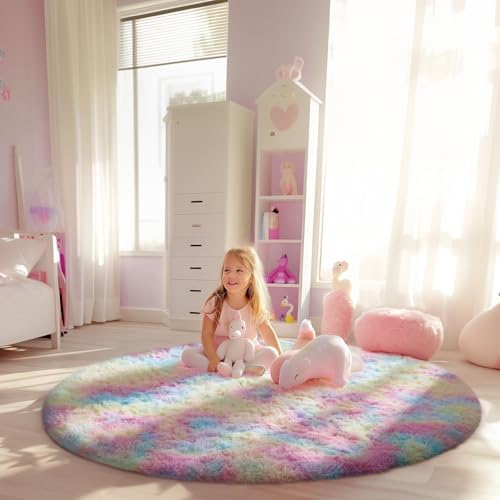 Ophanie Area Rugs for Living Room Bedroom, Washable Non-Slip Fluffy Soft Grey Shag Carpet, Indoor Floor Gray 4x6 Fuzzy Shaggy Living Room Plush Rug for Kids Home Dorm Decor Aesthetic|B0852WLH7M