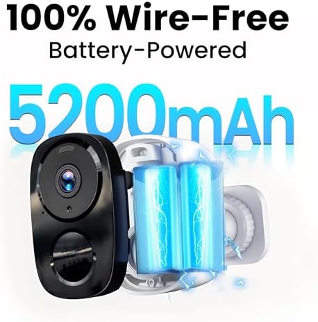 2026 Upgraded 2K Security Cameras Wireless Outdoor, Free Cloud Storage, 1-6 Months Battery Life, Waterproof, 2-Way Talk, AI Motion Detection Spotlight Siren Alarm Cameras for Home Security|B0DXDVNM8P