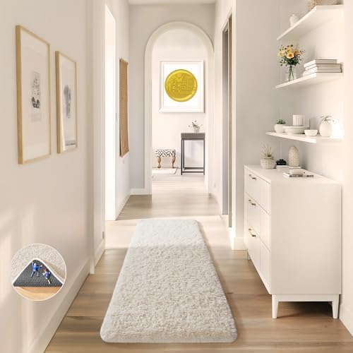 Ophanie Area Rugs for Living Room Bedroom, Washable Non-Slip Fluffy Soft Grey Shag Carpet, Indoor Floor Gray 4x6 Fuzzy Shaggy Living Room Plush Rug for Kids Home Dorm Decor Aesthetic|B0852WLH7M