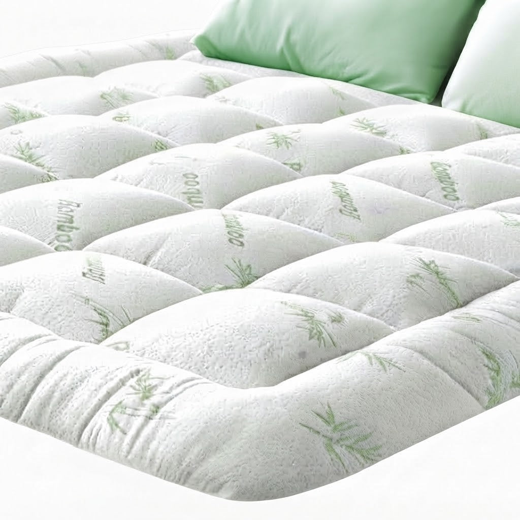 Niagara Sleep Solution Cooling Bamboo Mattress Topper - Queen (Green)