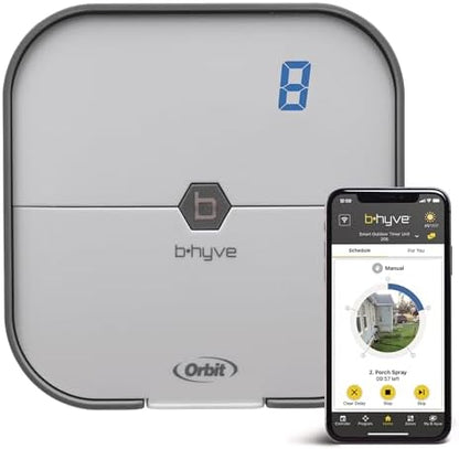 Orbit 57915 B-hyve 4-Zone Indoor Smart Sprinkler Controller|B07DJ2QTW9