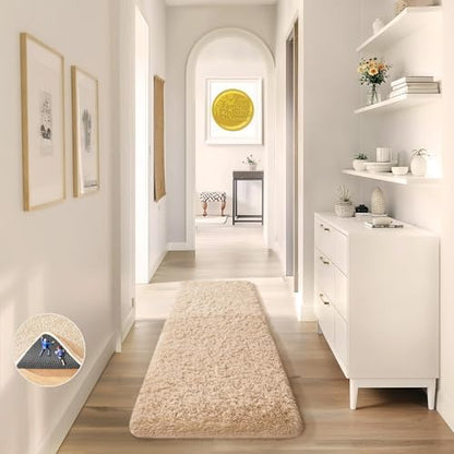 Ophanie Area Rugs for Living Room Bedroom, Washable Non-Slip Fluffy Soft Grey Shag Carpet, Indoor Floor Gray 4x6 Fuzzy Shaggy Living Room Plush Rug for Kids Home Dorm Decor Aesthetic|B0852WLH7M