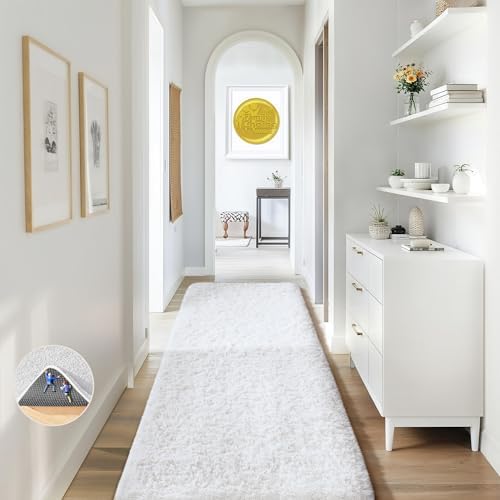 Ophanie Area Rugs for Living Room Bedroom, Washable Non-Slip Fluffy Soft Grey Shag Carpet, Indoor Floor Gray 4x6 Fuzzy Shaggy Living Room Plush Rug for Kids Home Dorm Decor Aesthetic|B0852WLH7M