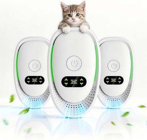Air Ionizers 3 Pack, Small Negative Ion Air Purifiers for Home,Bedroom | Office, Kitchen & Travel, Low Noise Portable Air Freshener for Odor, Smoke, Dust, Pets, Fresh Odor Eliminator Kit|B0H21M555D