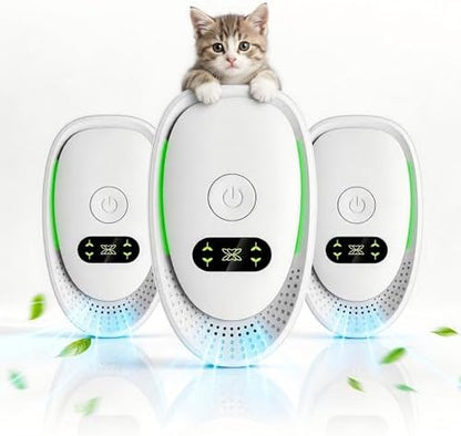 Air Ionizers 3 Pack, Small Negative Ion Air Purifiers for Home,Bedroom | Office, Kitchen & Travel, Low Noise Portable Air Freshener for Odor, Smoke, Dust, Pets, Fresh Odor Eliminator Kit|B0H21M555D