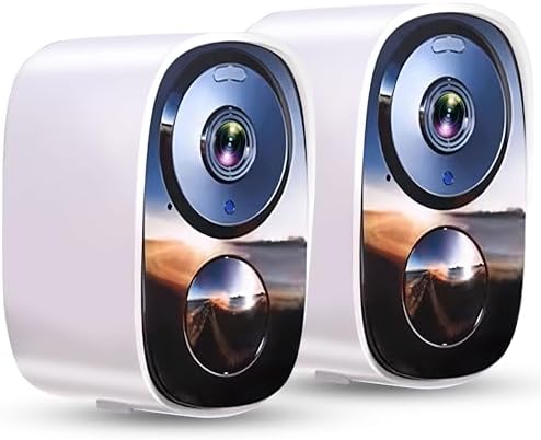 2026 Upgraded 2K Security Cameras Wireless Outdoor, Free Cloud Storage, 1-6 Months Battery Life, Waterproof, 2-Way Talk, AI Motion Detection Spotlight Siren Alarm Cameras for Home Security|B0DXDVNM8P