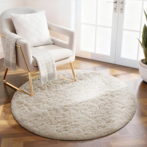 Ophanie Area Rugs for Living Room Bedroom, Washable Non-Slip Fluffy Soft Grey Shag Carpet, Indoor Floor Gray 4x6 Fuzzy Shaggy Living Room Plush Rug for Kids Home Dorm Decor Aesthetic|B0852WLH7M