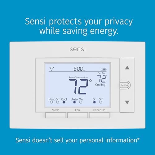 Sensi Smart Thermostat, Wi-Fi, DIY, Alexa, Energy Star Certified, ST55|B01NB1OB0I
