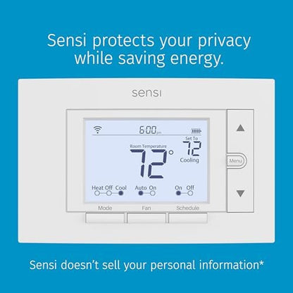 Sensi Smart Thermostat, Wi-Fi, DIY, Alexa, Energy Star Certified, ST55|B01NB1OB0I