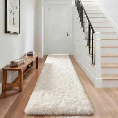Ophanie Area Rugs for Living Room Bedroom, Washable Non-Slip Fluffy Soft Grey Shag Carpet, Indoor Floor Gray 4x6 Fuzzy Shaggy Living Room Plush Rug for Kids Home Dorm Decor Aesthetic|B0852WLH7M