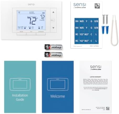 Sensi Smart Thermostat, Wi-Fi, DIY, Alexa, Energy Star Certified, ST55|B01NB1OB0I