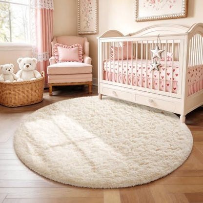 Ophanie Area Rugs for Living Room Bedroom, Washable Non-Slip Fluffy Soft Grey Shag Carpet, Indoor Floor Gray 4x6 Fuzzy Shaggy Living Room Plush Rug for Kids Home Dorm Decor Aesthetic|B0852WLH7M