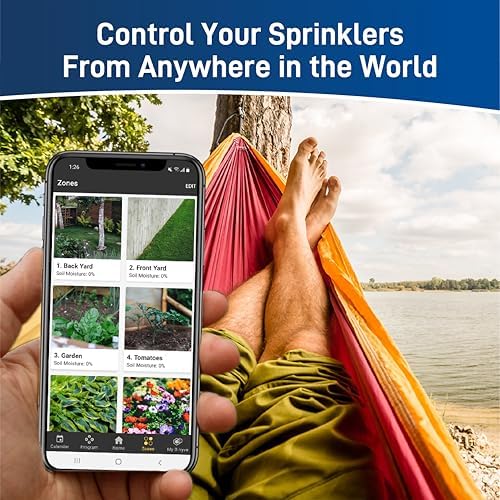 Orbit 57915 B-hyve 4-Zone Indoor Smart Sprinkler Controller|B07DJ2QTW9