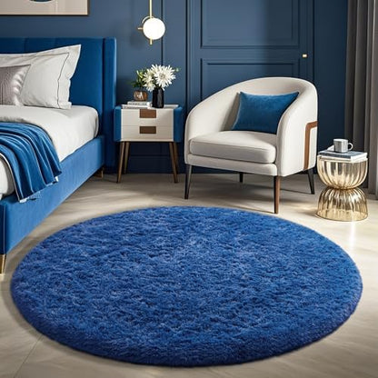 Ophanie Area Rugs for Living Room Bedroom, Washable Non-Slip Fluffy Soft Grey Shag Carpet, Indoor Floor Gray 4x6 Fuzzy Shaggy Living Room Plush Rug for Kids Home Dorm Decor Aesthetic|B0852WLH7M