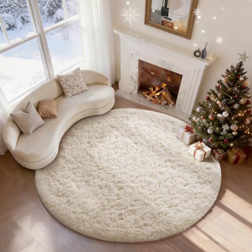 Ophanie Area Rugs for Living Room Bedroom, Washable Non-Slip Fluffy Soft Grey Shag Carpet, Indoor Floor Gray 4x6 Fuzzy Shaggy Living Room Plush Rug for Kids Home Dorm Decor Aesthetic|B0852WLH7M
