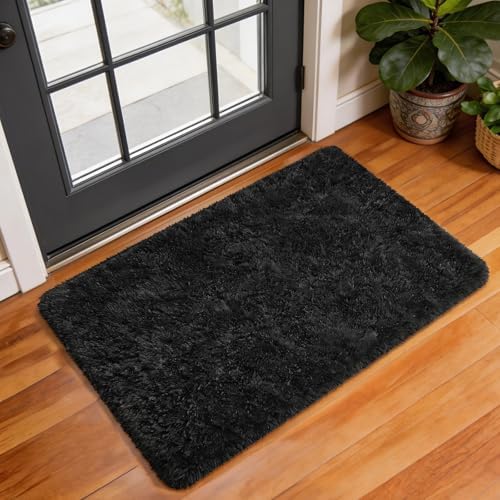 Ophanie Area Rugs for Living Room Bedroom, Washable Non-Slip Fluffy Soft Grey Shag Carpet, Indoor Floor Gray 4x6 Fuzzy Shaggy Living Room Plush Rug for Kids Home Dorm Decor Aesthetic|B0852WLH7M