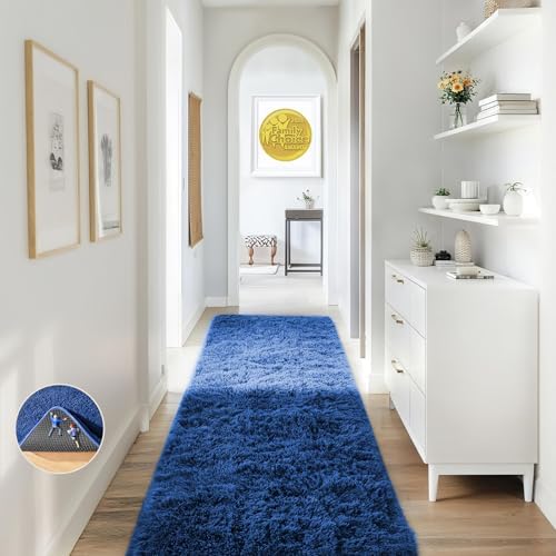 Ophanie Area Rugs for Living Room Bedroom, Washable Non-Slip Fluffy Soft Grey Shag Carpet, Indoor Floor Gray 4x6 Fuzzy Shaggy Living Room Plush Rug for Kids Home Dorm Decor Aesthetic|B0852WLH7M