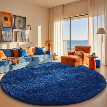 Ophanie Area Rugs for Living Room Bedroom, Washable Non-Slip Fluffy Soft Grey Shag Carpet, Indoor Floor Gray 4x6 Fuzzy Shaggy Living Room Plush Rug for Kids Home Dorm Decor Aesthetic|B0852WLH7M