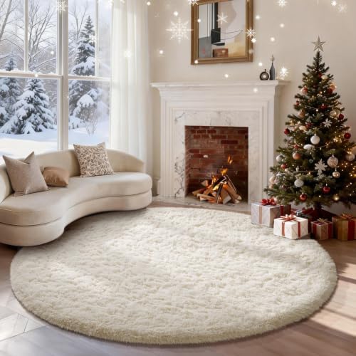 Ophanie Area Rugs for Living Room Bedroom, Washable Non-Slip Fluffy Soft Grey Shag Carpet, Indoor Floor Gray 4x6 Fuzzy Shaggy Living Room Plush Rug for Kids Home Dorm Decor Aesthetic|B0852WLH7M