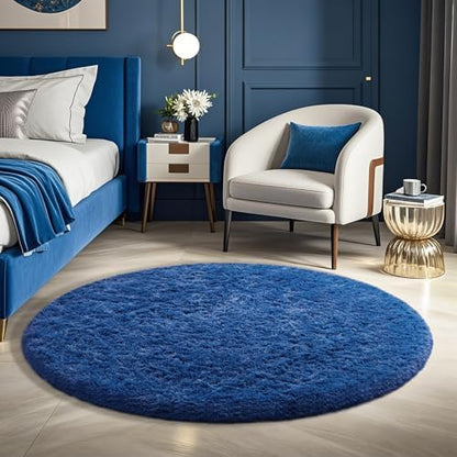 Ophanie Area Rugs for Living Room Bedroom, Washable Non-Slip Fluffy Soft Grey Shag Carpet, Indoor Floor Gray 4x6 Fuzzy Shaggy Living Room Plush Rug for Kids Home Dorm Decor Aesthetic|B0852WLH7M