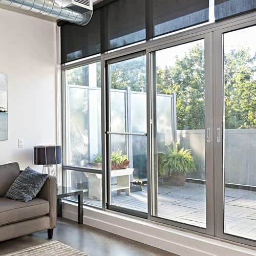 BeBecome Sliding Door Security Bar，17-50 inch Adjustable Patio Door Security bar with Rubber Tips Apartment Bedroom Bottom of Door Heavy Duty Interior White|B0CJ2XMLJ8