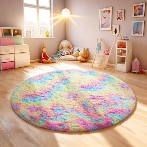 Ophanie Area Rugs for Living Room Bedroom, Washable Non-Slip Fluffy Soft Grey Shag Carpet, Indoor Floor Gray 4x6 Fuzzy Shaggy Living Room Plush Rug for Kids Home Dorm Decor Aesthetic|B0852WLH7M